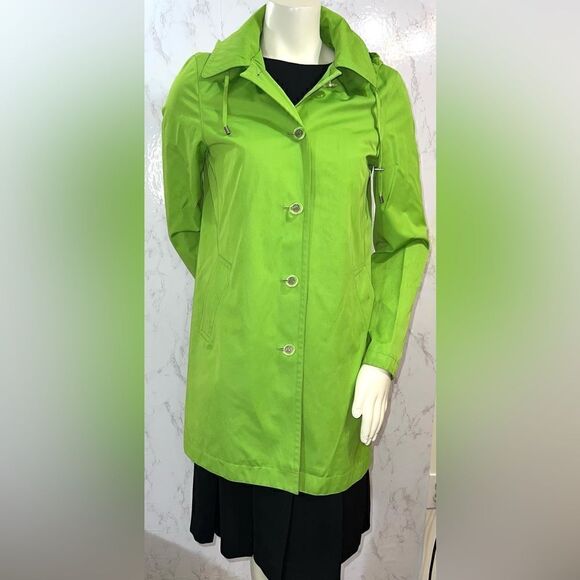 NWOT Micheal Kors Lined Rain Resistant Trench - Picture 1 of 8